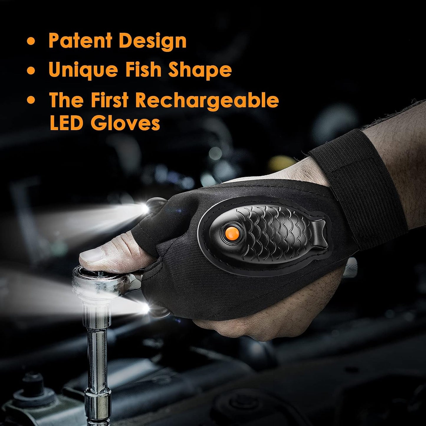 LED Flashlight Gloves